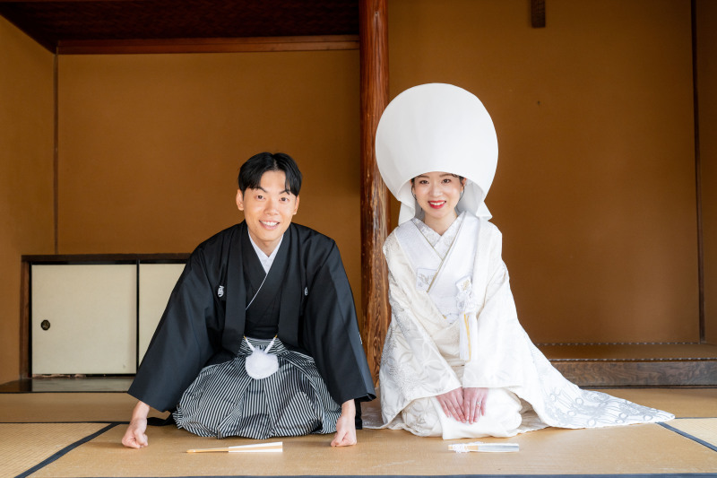 和装定番のお座りカット