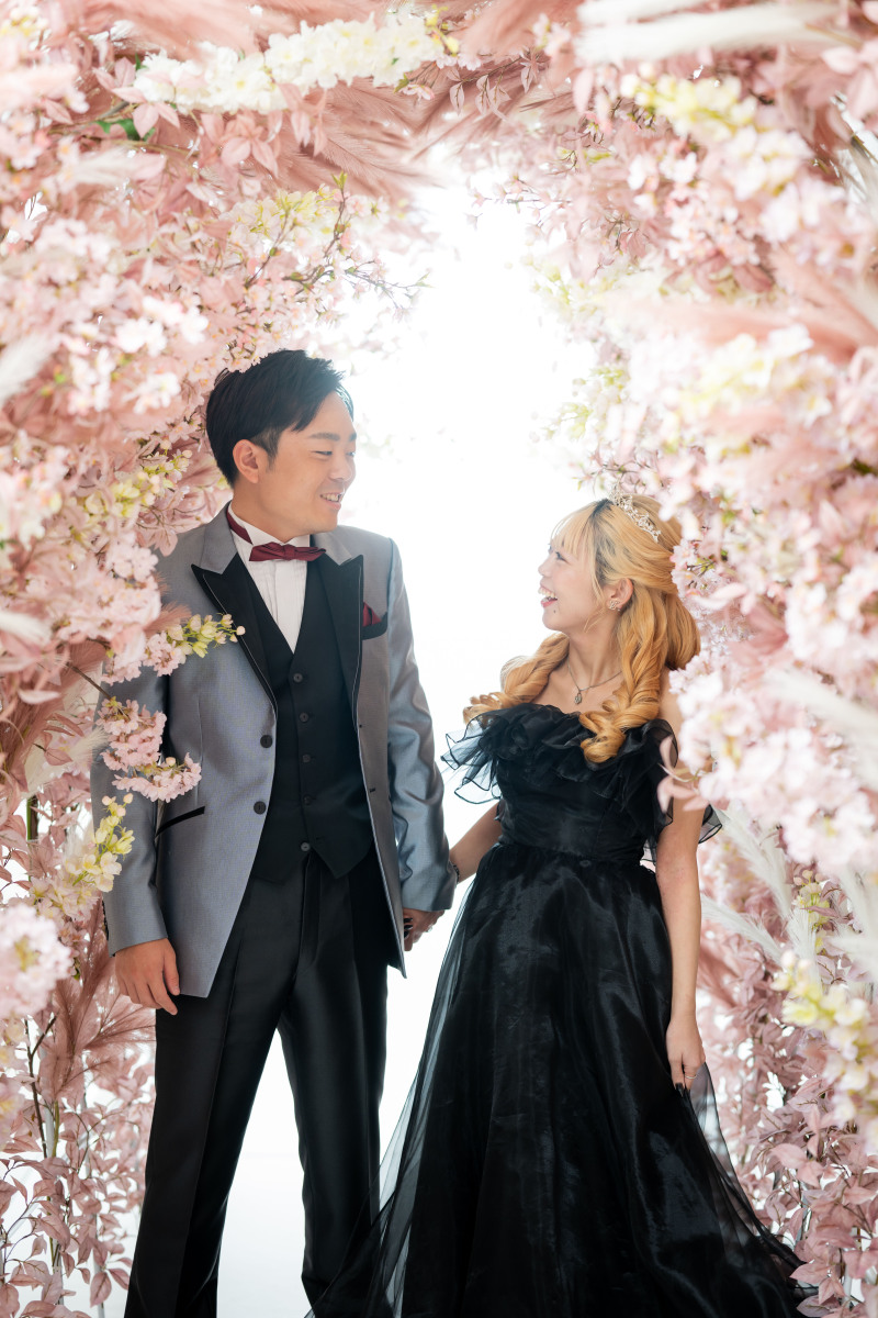 桜のトンネルからスタート♪