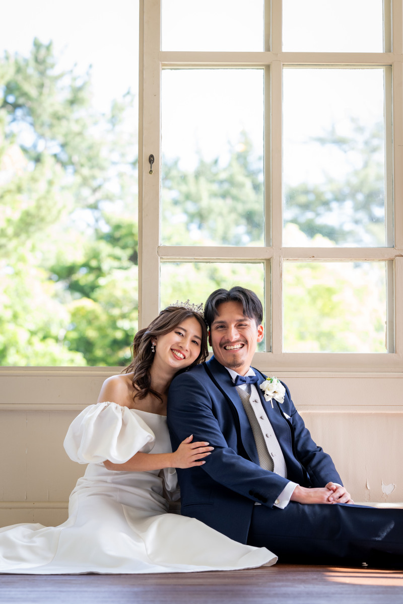 洋館の２階にあるサンルームへ