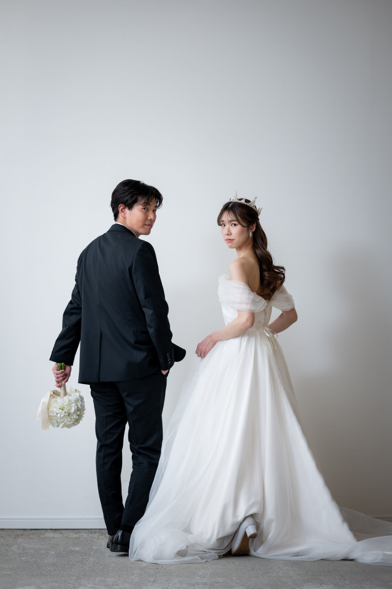 ちょっと動きを出して振り向きショット