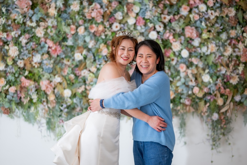 家族や友人とも一緒に撮影できました!