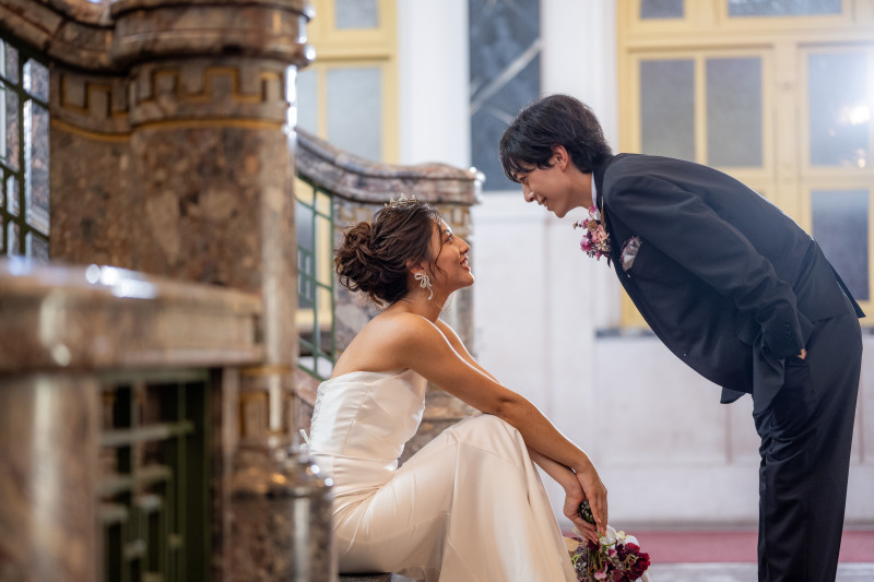 【市政資料館】大理石の大階段