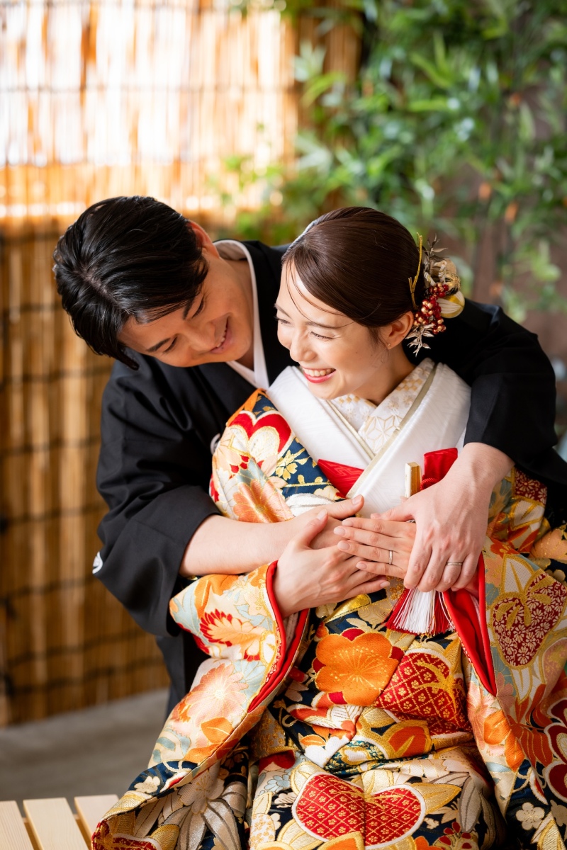新郎様からのやさしい包容感♡