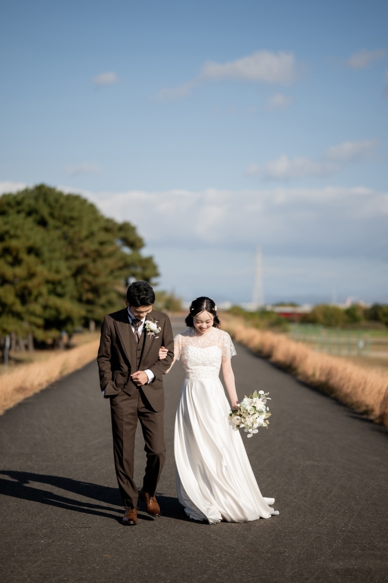 お色直し後【庄内緑地公園】へ