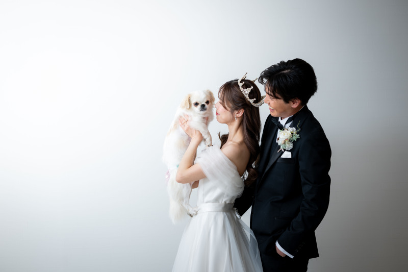 新婦様に抱っこされて♡