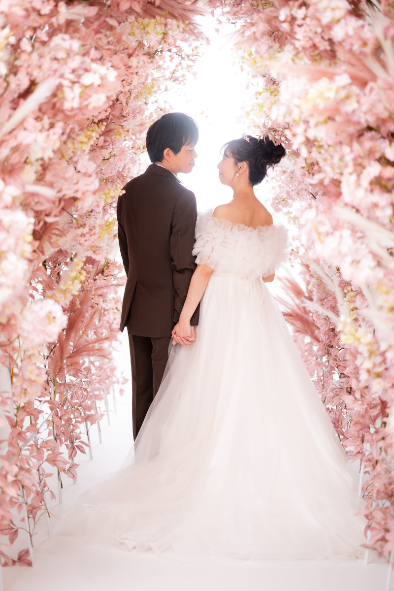 桜のトンネルブースへ移動