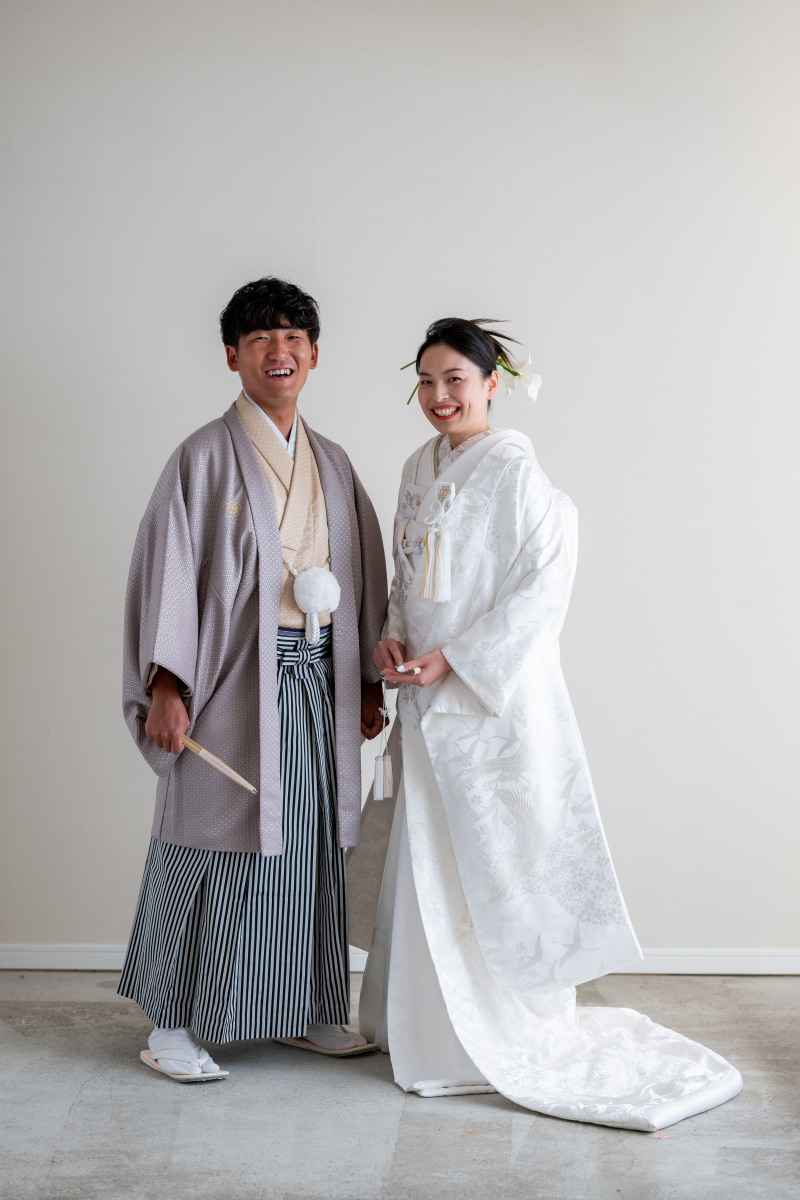 白無垢にお色直し！型物撮影です