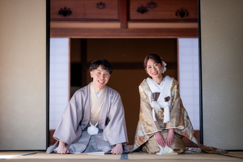 和装お座りショット【中村公園・記念館】