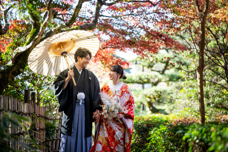 木々に囲まれてお散歩カット