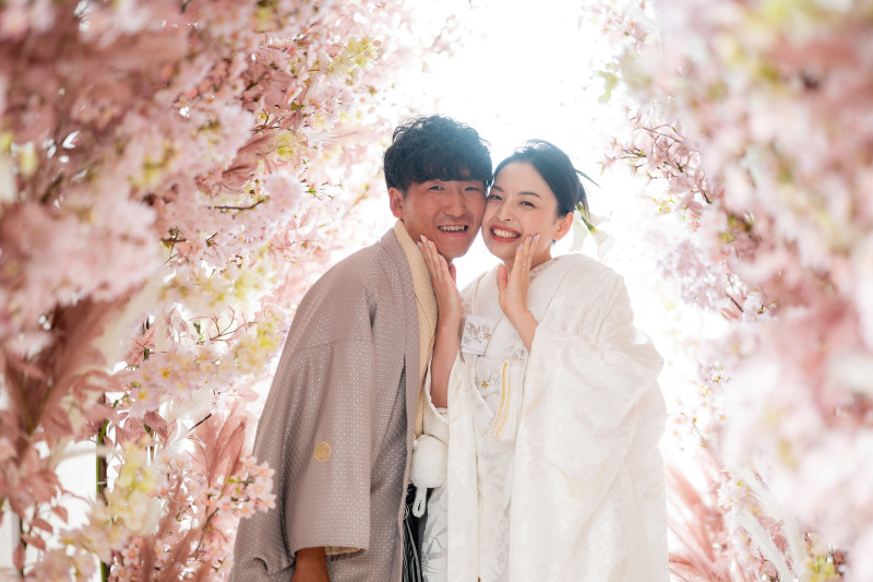 【季節・天候に左右されない】スタジオウェディングフォト！