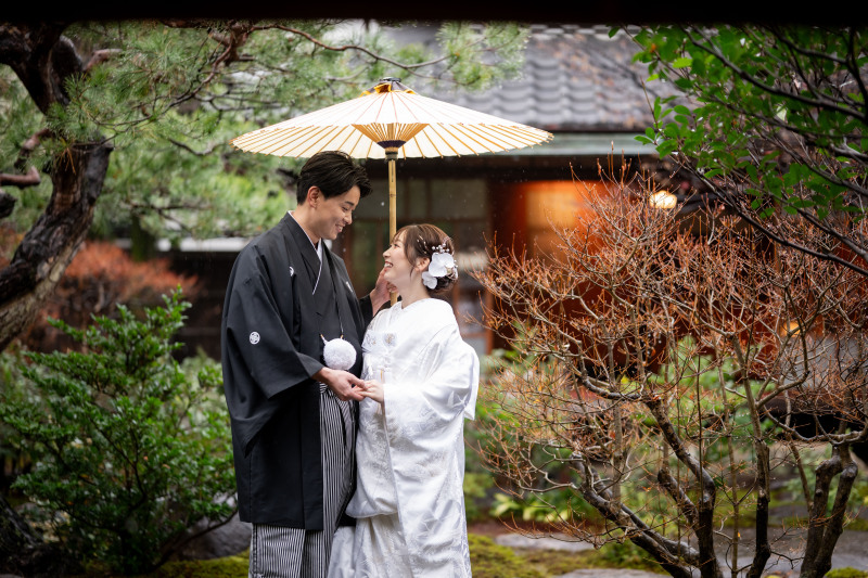 【旧林氏庭園】趣のある庭付きの歴史的建物で和装前撮り♪