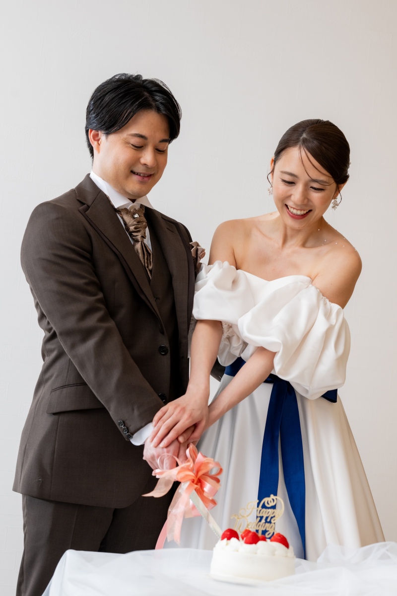 ケーキ入刀!