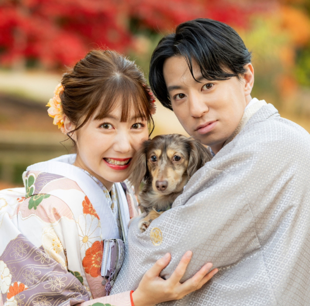 studioCharmant_ペットと一緒に撮影できる