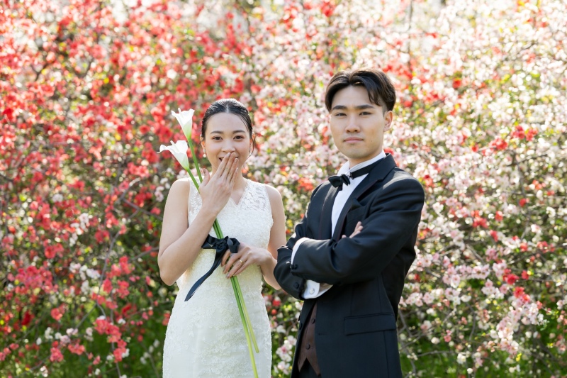 studioCharmant_庭園で撮影できる