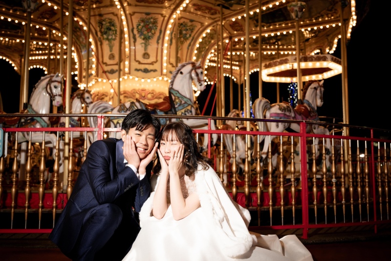 studioCharmant_夜景で撮影できる