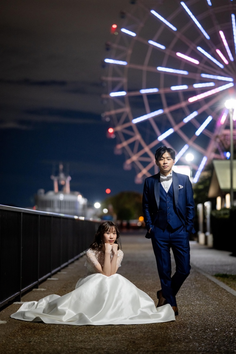 studioCharmant_夜景で撮影できる