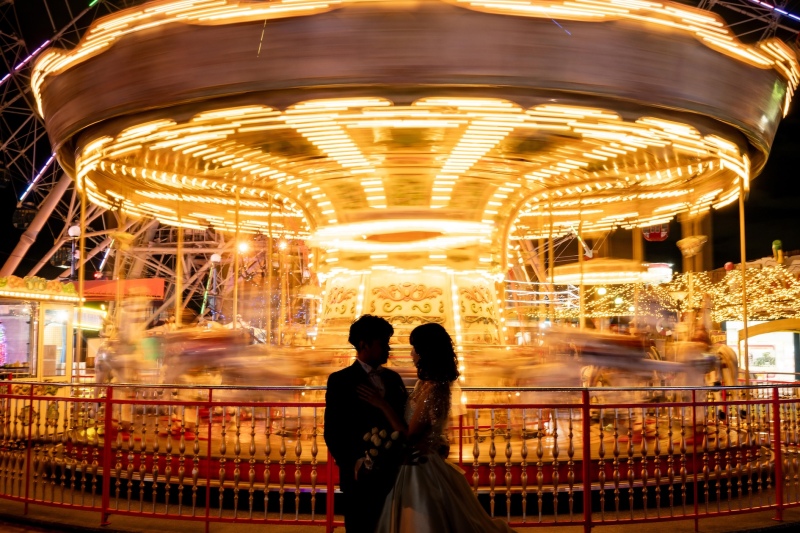 studioCharmant_夜景で撮影できる