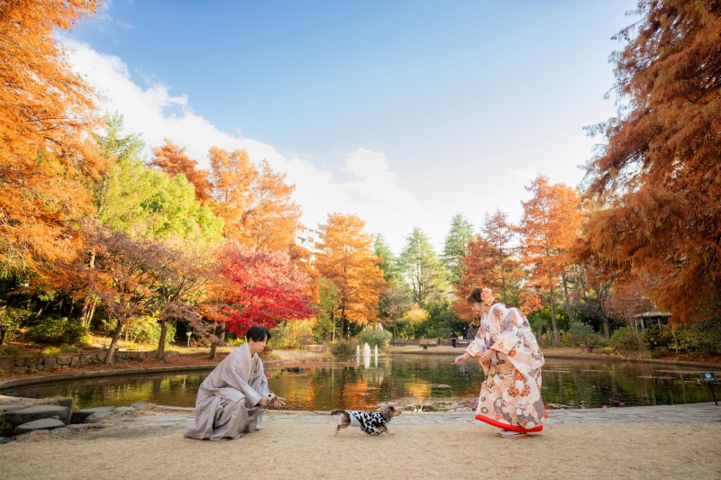 studioCharmant_ペットと一緒に撮影できる