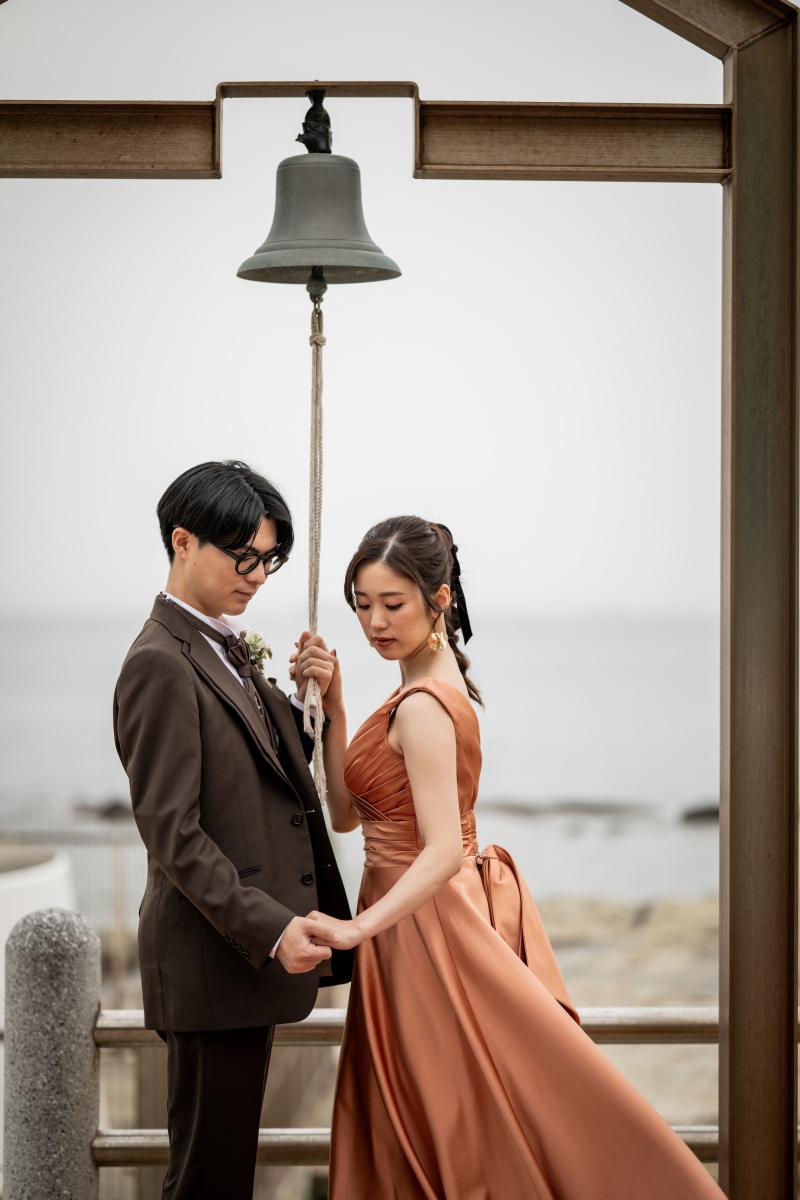 絆を深めるモニュメントと『絆の鐘』