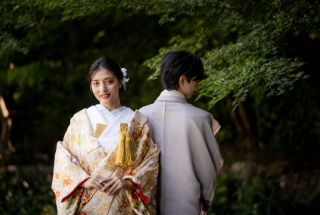 studioCharmant_IROUTIKAKE☆スタジオ撮影　和装色打掛け