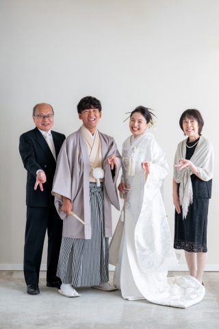 ご両親とご一緒に撮影