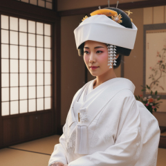 半かつら・角隠し