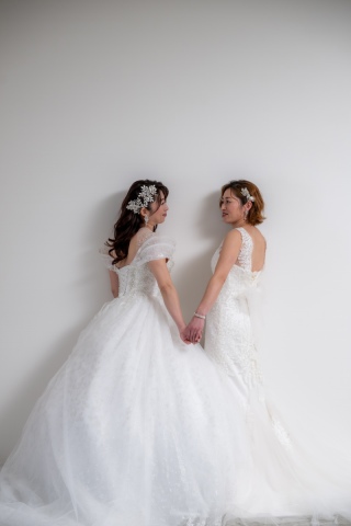 ご友人様とご一緒に撮影