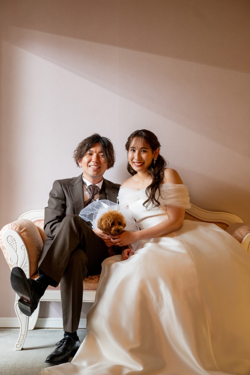 ペットちゃんと一緒にお好きな衣装(1着)で♪