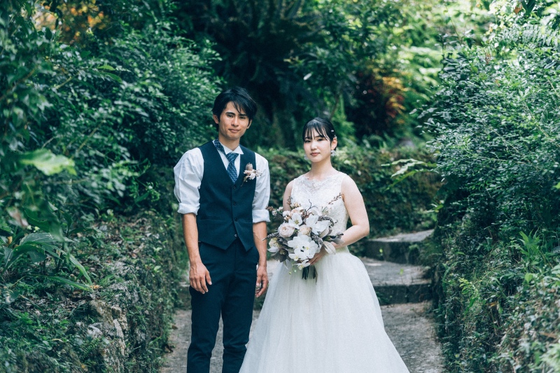 赤瓦のフォトスタジオ Agarijo wedding_ガーデンで撮影できる