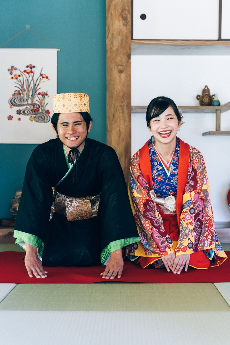 赤瓦のフォトスタジオ Agarijo wedding_スタジオで撮影できる