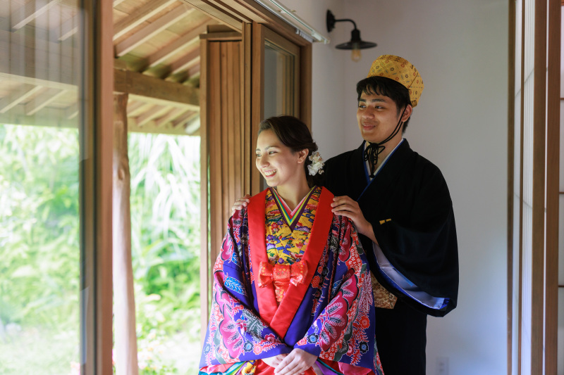 赤瓦のフォトスタジオ Agarijo wedding_スタジオで撮影できる