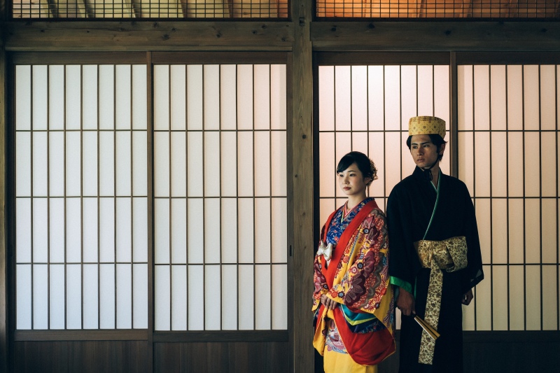 赤瓦のフォトスタジオ Agarijo wedding_スタジオで撮影できる