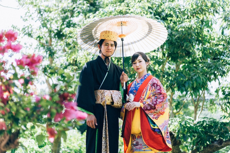 赤瓦のフォトスタジオ Agarijo wedding_ガーデンで撮影できる