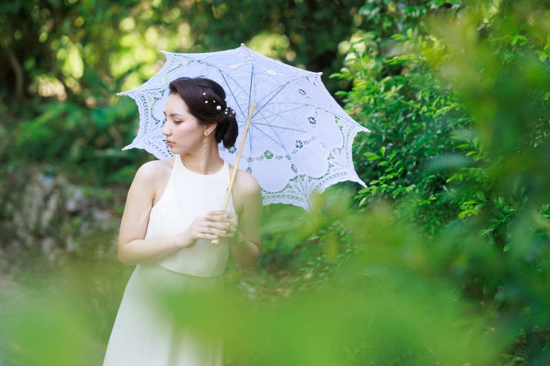赤瓦のフォトスタジオ Agarijo wedding_ガーデンで撮影できる