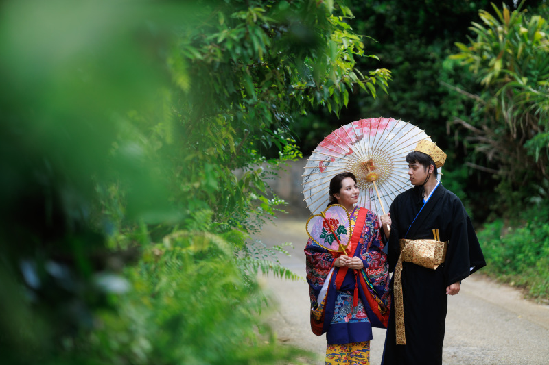 赤瓦のフォトスタジオ Agarijo wedding_ガーデンで撮影できる