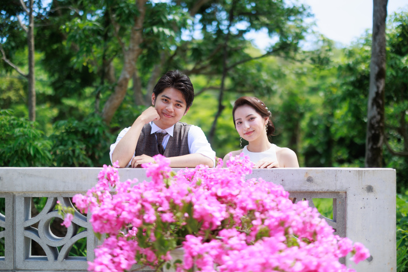 【ファミリーウェディングフォト】琉球古民家での洋装プラン*お子様洋装1点付き*