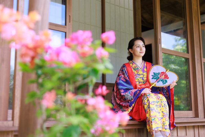 【今だけ土日祝UP料金ナシ】伝統の琉装で撮る琉球古民家スタジオ&ガーデン 《必要なものは全てコミコミで安心♪》