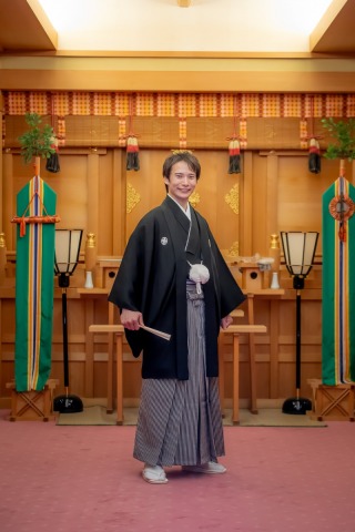 紋付袴（黒のみ）