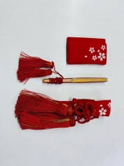 花嫁小物（赤花）