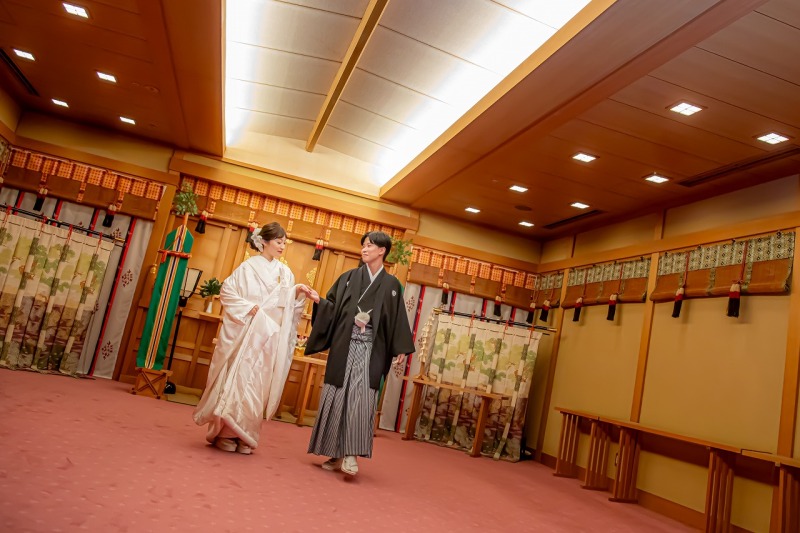 お二人の写真は様々なバリエーションで撮影できます