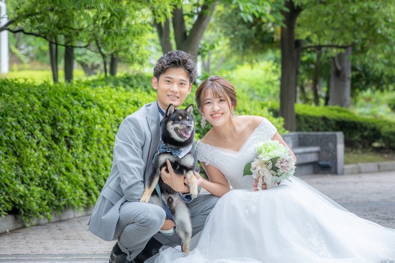 ペットとの撮影もOKです!!