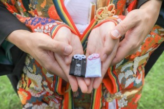 小物を持ち込んで撮影