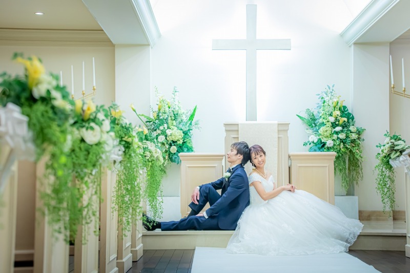 ホテル館内チャペル撮影は、結婚式の予定をされていない方にぜひご利用いただきたい!!