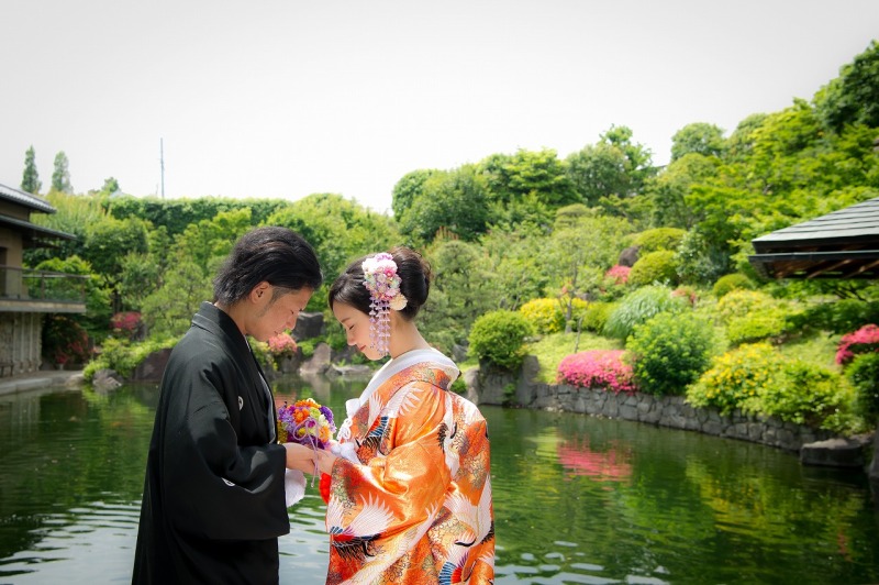 日本庭園では、つつじ・桜・紅葉などが楽しめます!