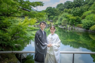 注目先割！10月撮影【ロケ付き弐点プラン68,000円】『神殿』＆『目白庭園』での2ヶ所撮影＊新婦和装2着・データ150カット付