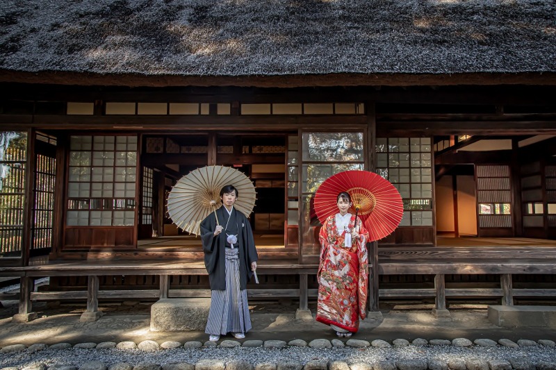 12月16日~1月31日撮影『古民家』&『神殿』での2ヶ所撮影【65,000円】新婦和装2着・衣装差額なし・データ150カット付