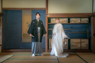 10月1日～11月25日秋の豪華【ロケ2ヶ所和洋プラン143,000円】洋装ロケ＆和装ロケ｜和装洋装各１着・全データ210枚付き