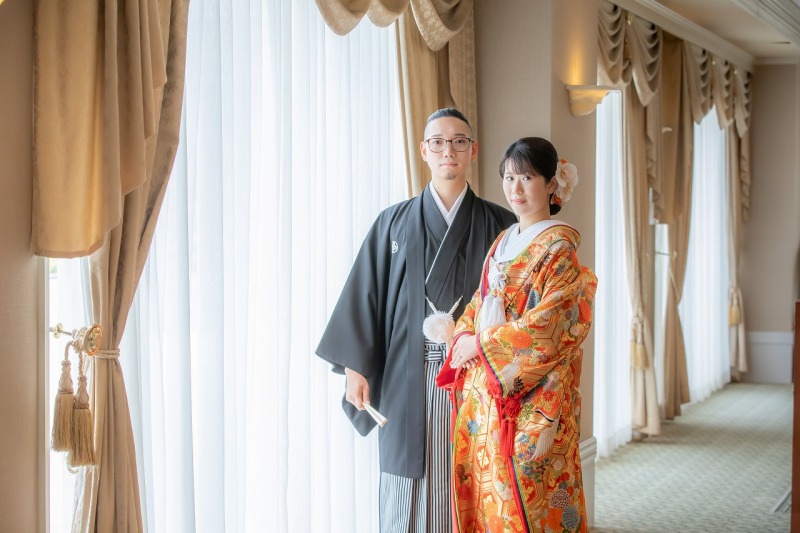 【神殿】和装撮影プラン【58,000円】ホテル館内&中庭撮影付き《新婦和装2着・全データ120枚付・衣装差額なしのコミコミ価格》