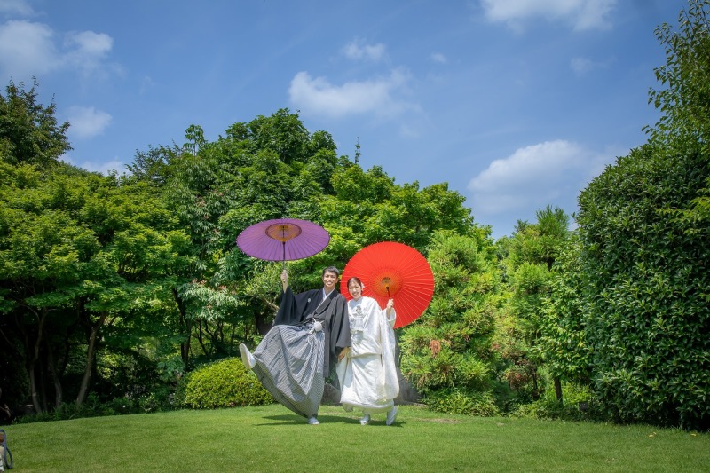 【早得】5月29日撮影まで｜和装『目白庭園＆神殿』150カット新婦2着【65,000円】・衣装差額なし・送迎・申請含む