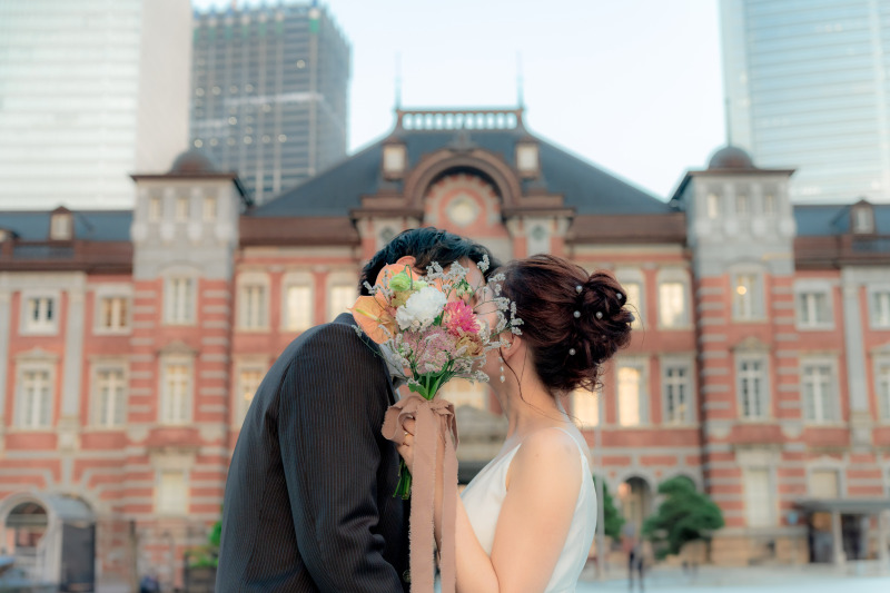 東京駅で叶えるウェディングフォト☆